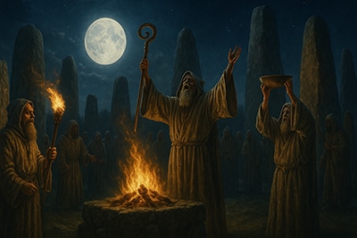 Druidas en ritual