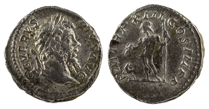 Denario de Septimio Severo.