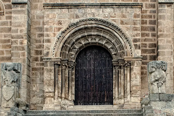 Iglesia Santa María de Almocobar.  Alcantara. Extremadura.